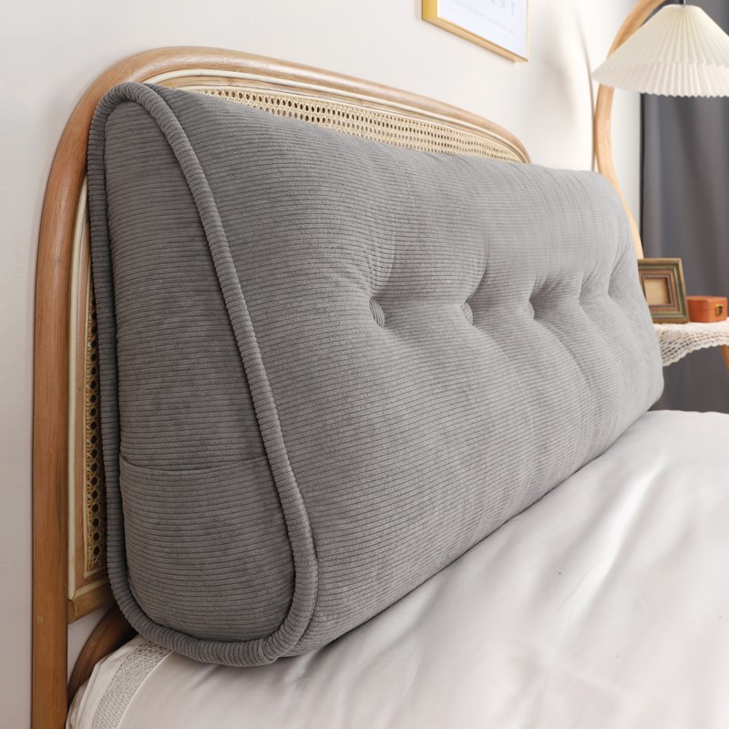 床头靠垫床上三角靠枕大靠u背护腰垫背榻榻米软包宿舍卧室简约可
