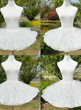 裙撑lolita暴力无骨狗短撑日常飞天纱撑洛丽塔鸭屁股裙撑花田喜事