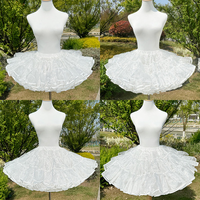 裙撑lolita28米抽绳款蓬蓬鸭屁股