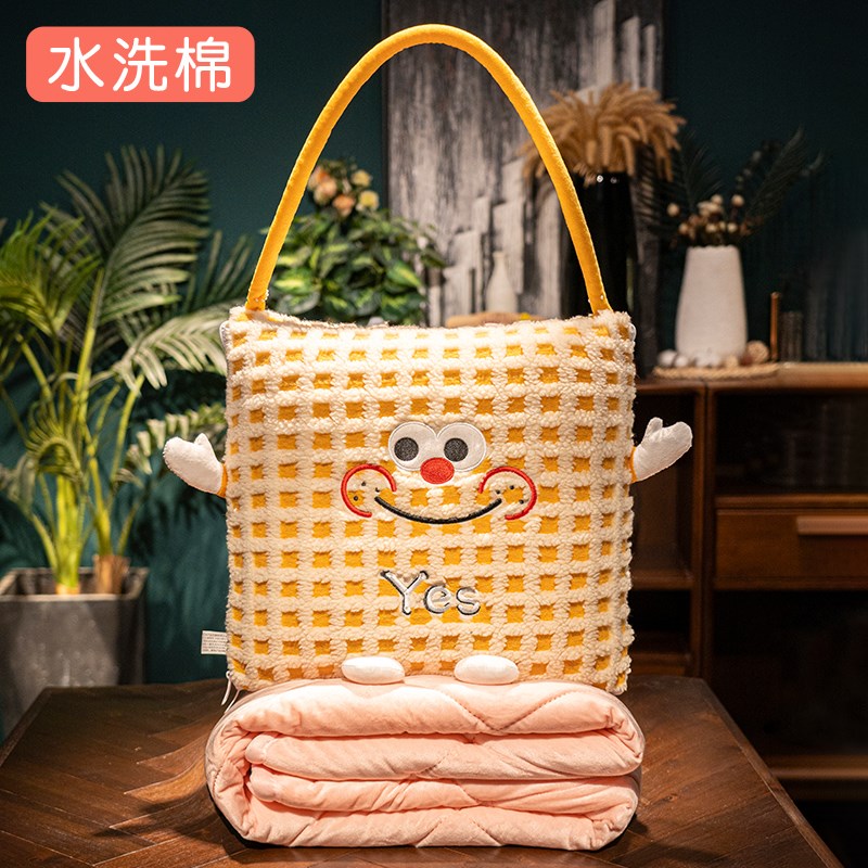 抱枕被子两用沙发靠枕汽车折叠毯B子二合一办公室加厚午睡车用枕