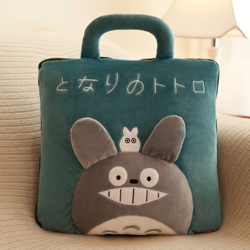 可爱抱枕被子两用卡通汽车 车载空调毯二合一办公室午Z睡折叠靠垫