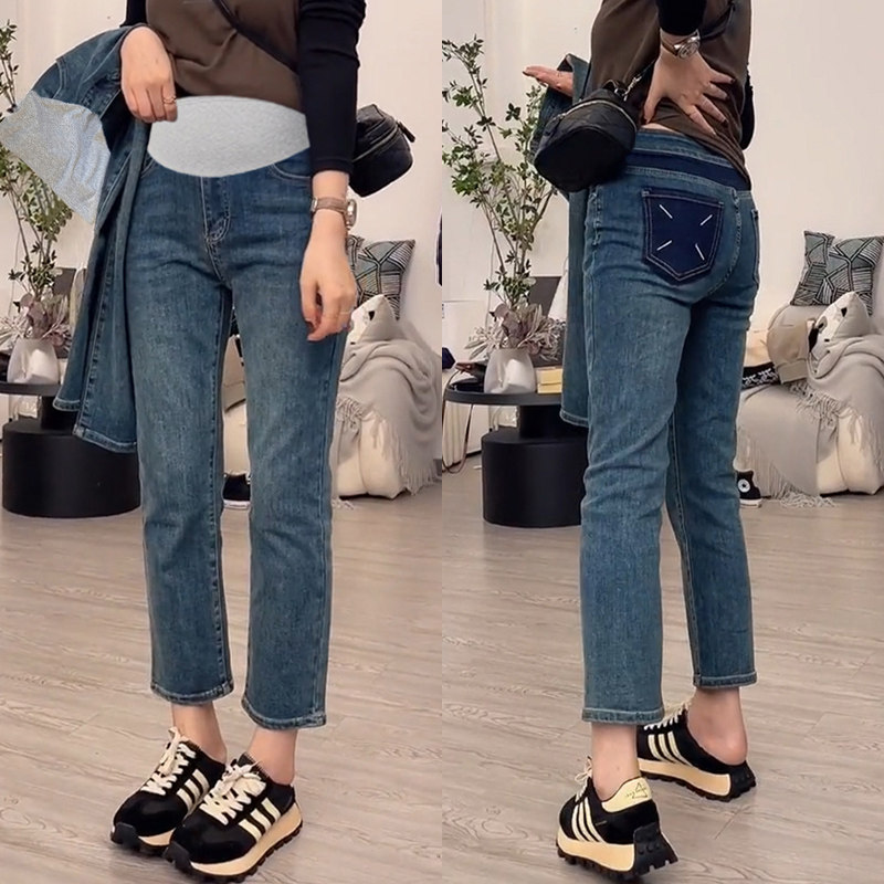 孕妇裤子春秋款外穿小个子夏季薄款牛仔裤孕早期女夏装打底烟管裤,孕妇装/孕产妇用品/营养,孕妇打底裤,淘宝优惠券,粉丝福利购,淘宝优惠卷