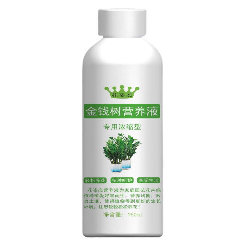 金钱树黄叶掉叶营养液发财树叶子发黄肥料Q叶子枯黄掉叶肥料