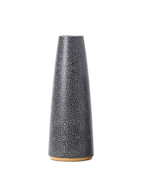 现代简约灰色皮纹家居客厅电视柜茶几餐桌陶瓷小花瓶装饰工艺摆件