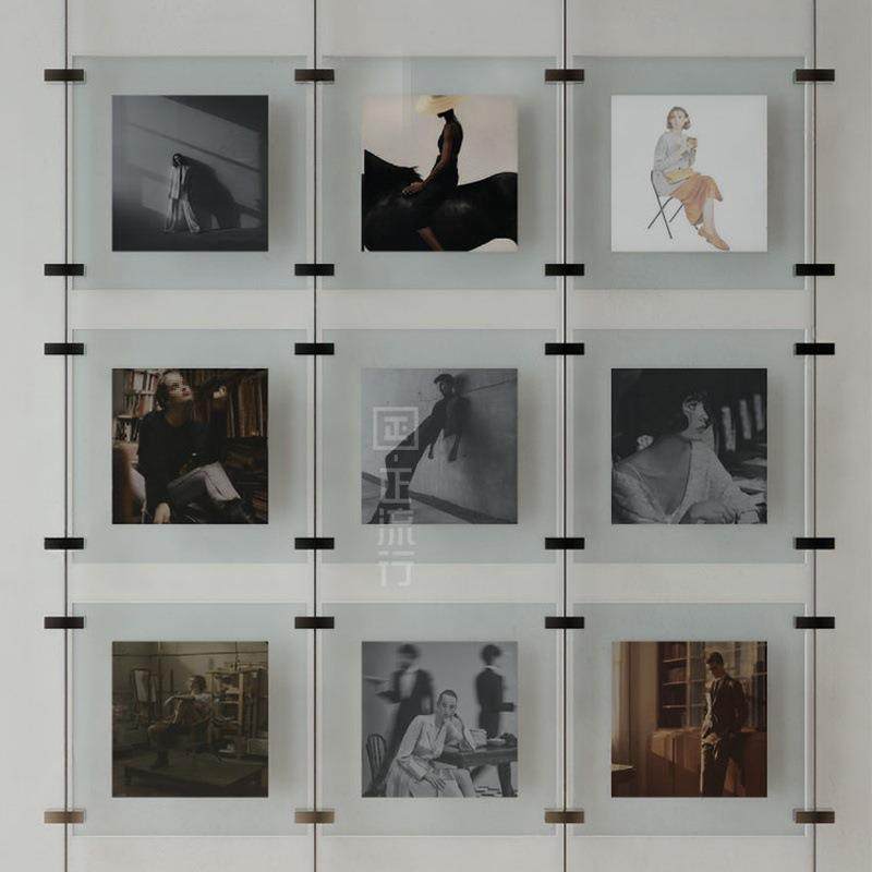 幼儿园展厅互动墙装置画企业文化艺术宣传墙照片墙装饰画挂画