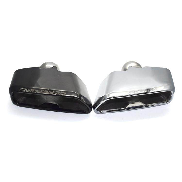 适用于18宝马尾喉新5系525530540g30G38改装MP方口不锈钢尾喉