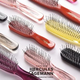 高颅顶！章小蕙赫格丽梳子Hercules弧形头型分叉大板梳蓬松头型梳