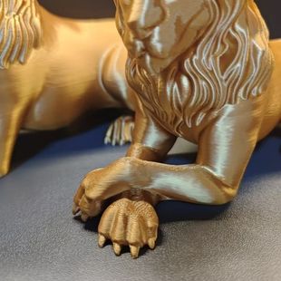 暗区突围游戏周边金狮雕像大金礼物机密高还原模型3D打印招财摆件