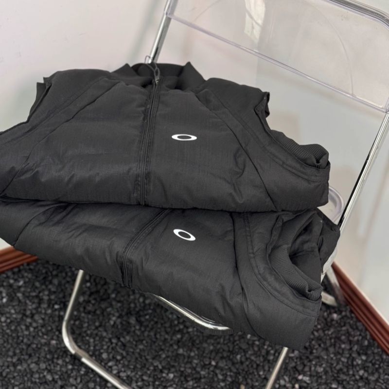 拉链解构马甲背心男女秋冬轻薄保暖短宽坎肩外套棉服男潮美式复古