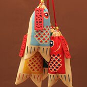 新车除甲醛除异味车内专用竹炭包出入平安锦鲤上岸创意车载挂件