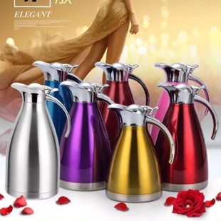 保温壶家用暖水瓶不锈钢真空保温瓶大容量2L欧式 暖壶热水瓶宿舍