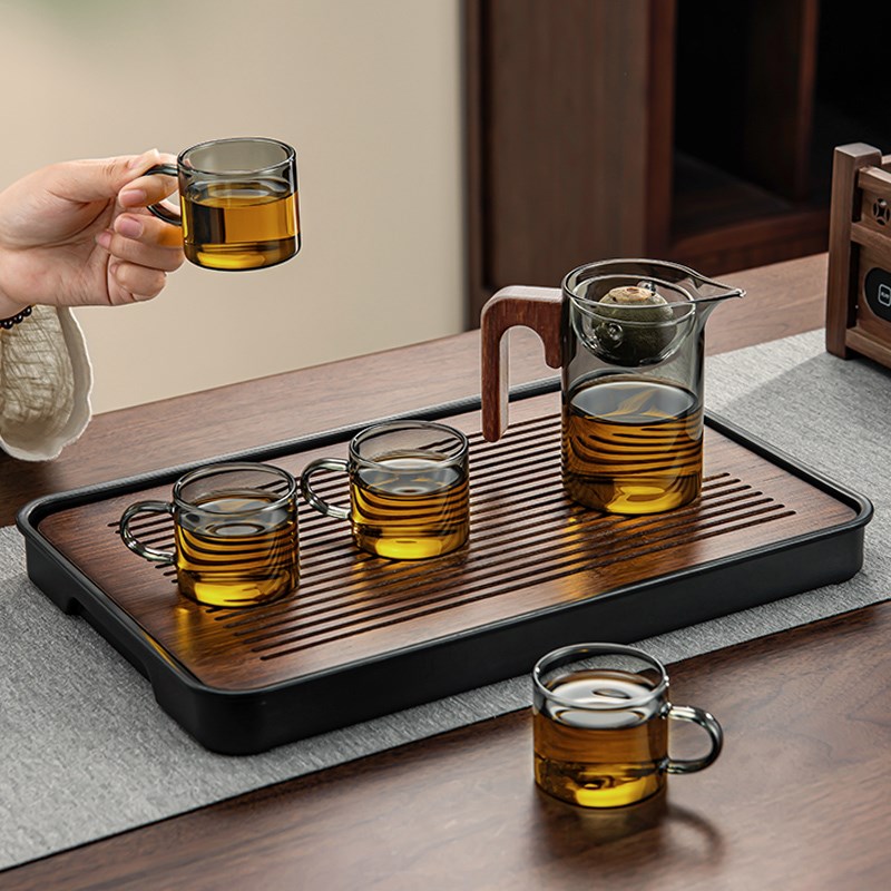 小青柑专用泡茶壶办公室耐热玻璃泡茶器过滤一体公道X茶杯功夫茶