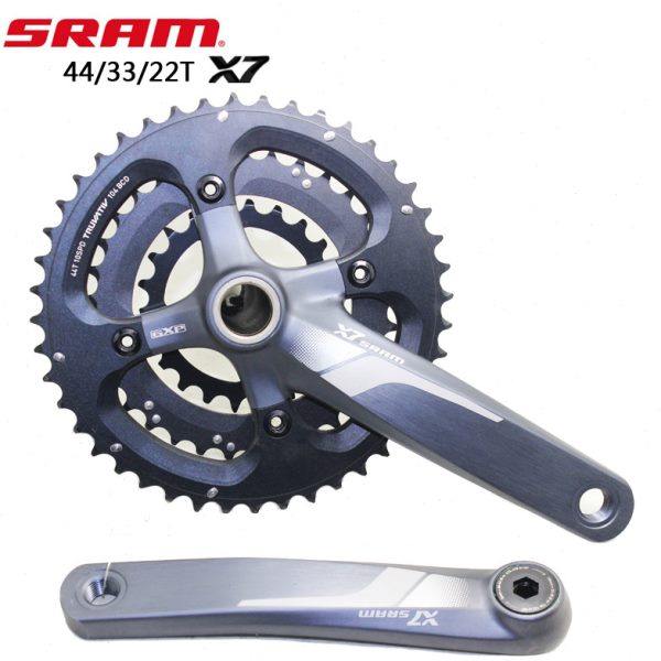 SRAM速联X5 X7 X9牙盘9 10速27 30速中空一体牙盘 GXP中轴牙盘