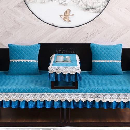 新中式罗汉床盖布巾套罩老式实木红沙发垫防滑遮尘中国风古典定做