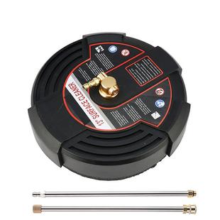 工厂直销高压洗地盘清洗机适配13寸无脚轮花园地面清洁套装水扫帚