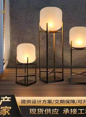 网红太阳能庭院灯草坪灯户外防水景观室外日式花园落地小品灯