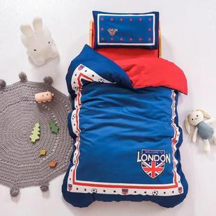 A类全棉三件套数码 印花卡通幼儿园被子儿童纯棉午睡棉被褥六件套