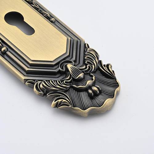 别墅豪华双开门把手大门锁中式实木门入户房门门锁防盗门安全锁