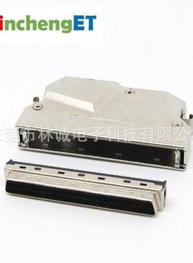 SCSIDB100PMALE焊线锌合金外壳装配式