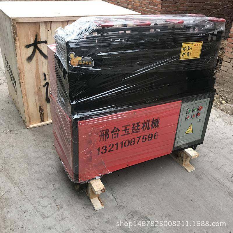 工厂直定双曲线脚手架圆管调直除锈机大棚钢管调直刷漆一体机