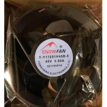 SNOWFAN17CM17251DC45V0.80A滚珠风扇Y-Y17251H45B-5机柜风扇