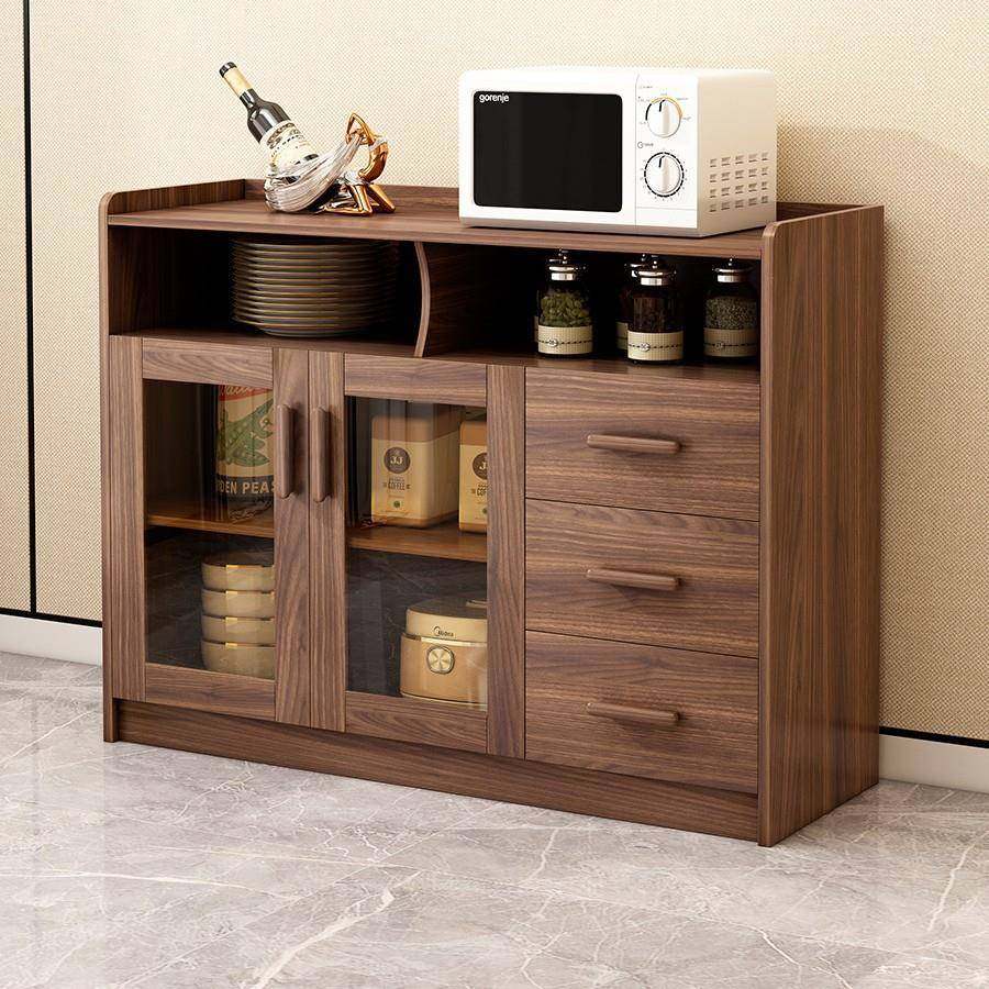 中式餐边柜现代简约柜子储物柜厨房橱柜茶水柜边柜客厅靠墙实木色,自行车/骑行装备/零配件,更多零件/配件,淘宝优惠券,粉丝福利购,淘宝优惠卷