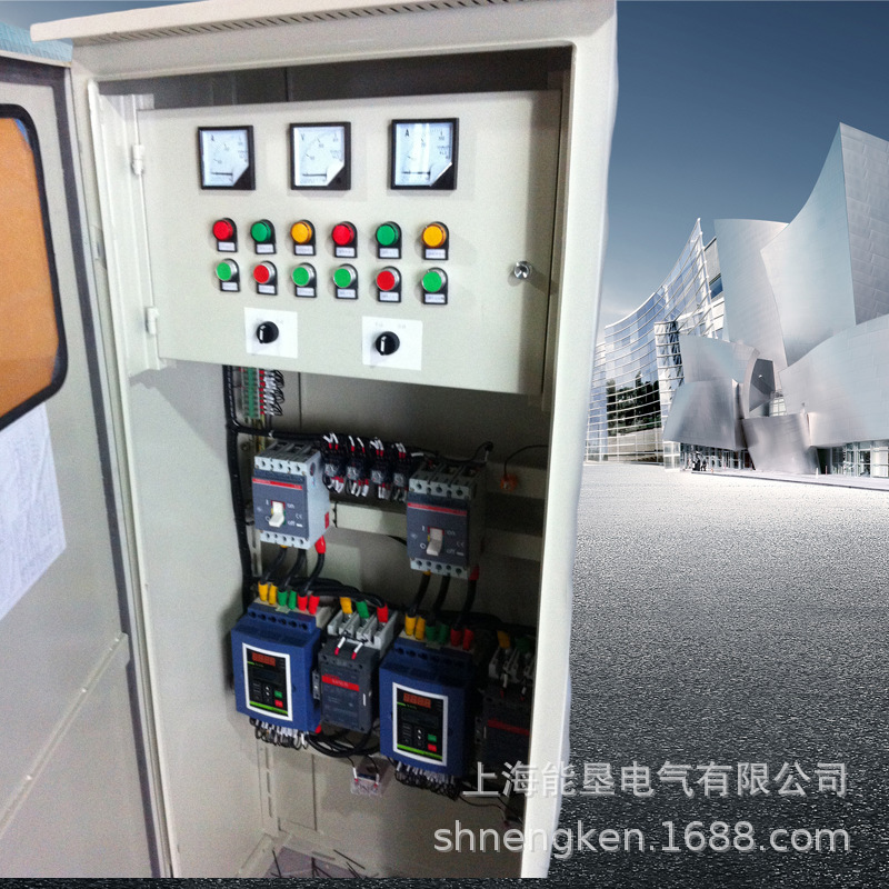 水泵专用变频控制柜NKR1S-18.5KW电机软启动柜 在线起动柜 一拖多