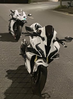 适用春风450SR SRS白黑色前脸大灯面板前罩护罩直接覆盖安装简单