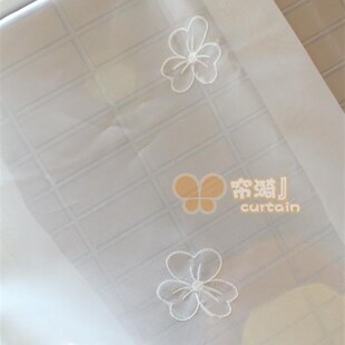 纯手工镂空咖啡帘半帘 并蒂雪莲小短帘橱柜N门帘 厨房穿杆帘隔断