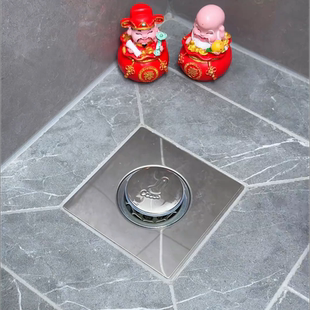 网红款卫生间地漏按压式弹跳芯旧地漏老式地漏改造下水道防臭神器