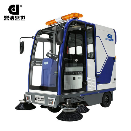 鼎洁盛世封闭驾驶式扫地机工厂园区物业电动道路清扫车DJ2210PRO