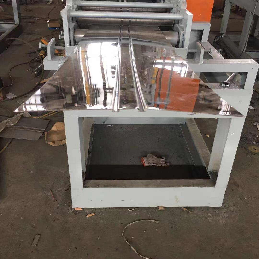 国华门框成型机燕尾穿皮条边框成型设备不锈钢燕尾槽设备