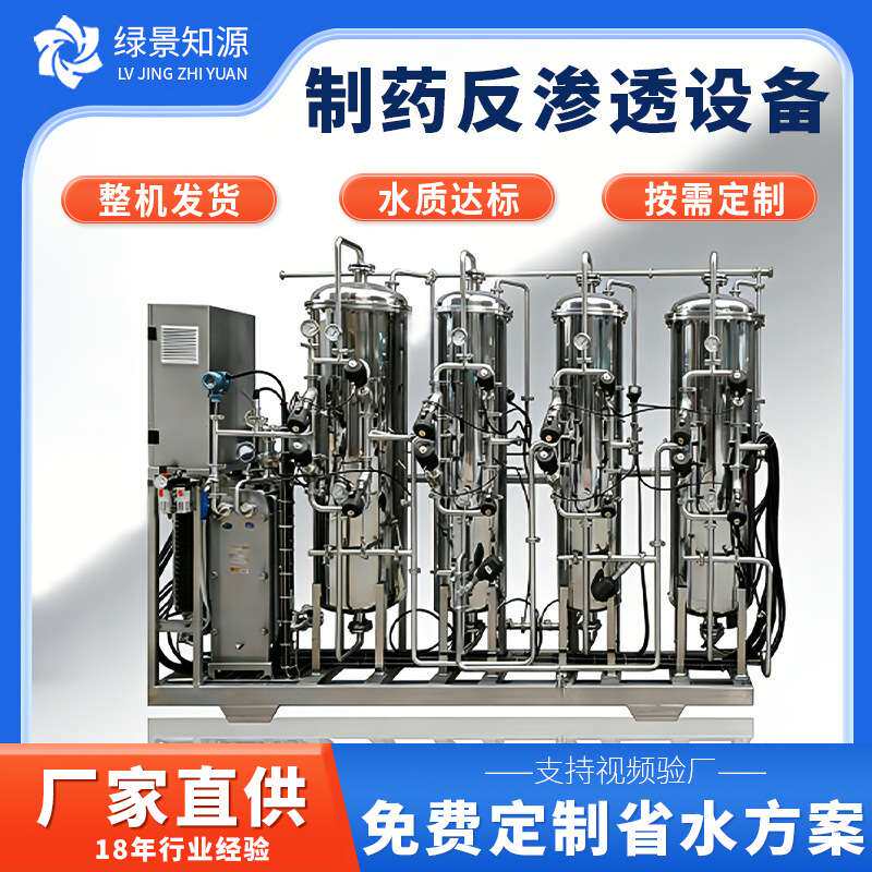 全自动不锈钢水处理设备去离子出水直饮纯水设备工业ro反渗透设备