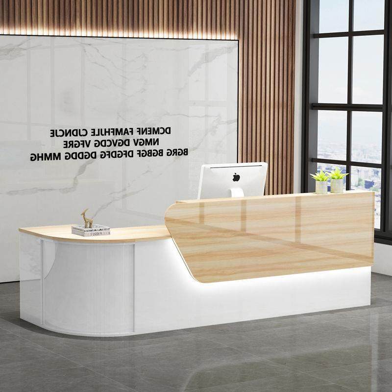 SJN吧台收银台简约现代服装店奶茶小型柜台桌弧形圆角前台接待台,金属材料及制品,金属加工件/五金加工件,淘宝优惠券,粉丝福利购,淘宝优惠卷