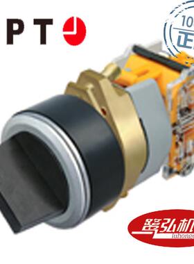 APT/上海二工LA39-C1-01X/k黑色短柄旋钮安装孔径φ30.5mm现货