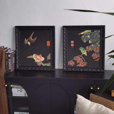 清安喜乐·燕子法式复古中国风客厅装饰画新中式玄关卧室高级挂画