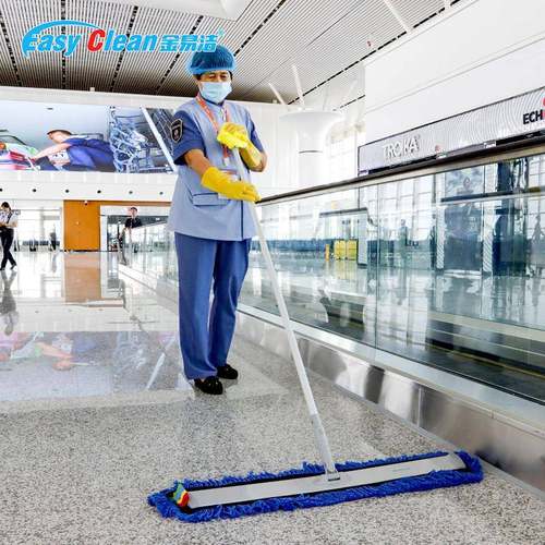 金易洁拖把替换布棉线墩布地拖套木地板家用商用尘推大号60CM排拖