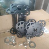 全自动奶茶封口机收膜套筒桶封杯机收料总成滚筒夹板配件黑色胶花