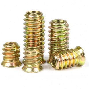 家具螺母内外牙螺母家具连接件螺丝预埋螺母镶嵌螺母有M8