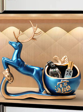 入户门口玄关放钥匙收纳摆件创意现代轻奢鞋柜装饰品乔迁新居礼品