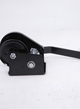 自锁手摇绞盘800磅10米钢丝绳绞车刹车双向自锁卷扬机800LBS