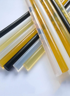 黄透明黑色热熔胶棒7强粘汽车耐高温150度乳白大电子阻燃胶条11mm