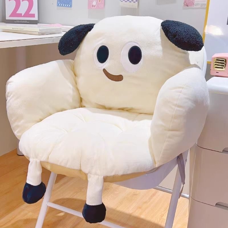 椅子垫四季通用屁股坐垫靠背一体全包围办公室宿舍护腰垫加厚蒲团