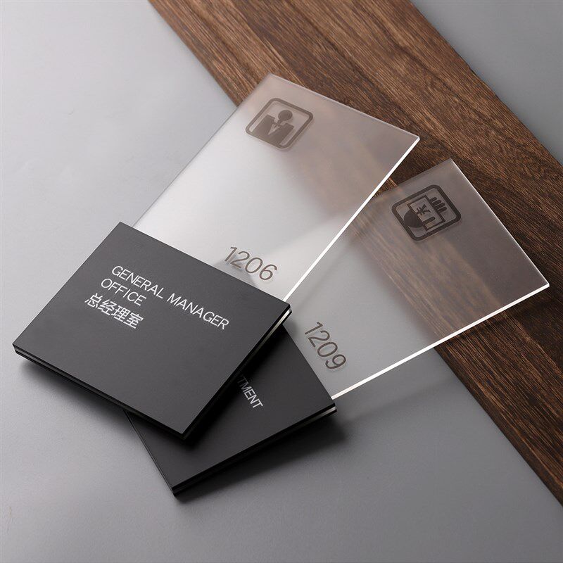 轻奢办公室门牌科室牌公司企业标识牌指示牌亚克力标志牌定制