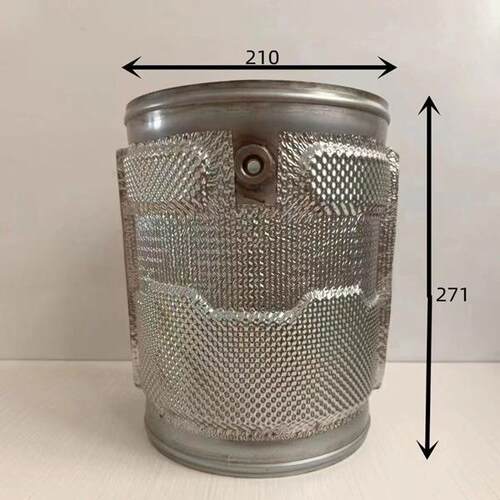 国六DPF-BS-190-005内芯带含量消声器载体消声器空壳消声器载体