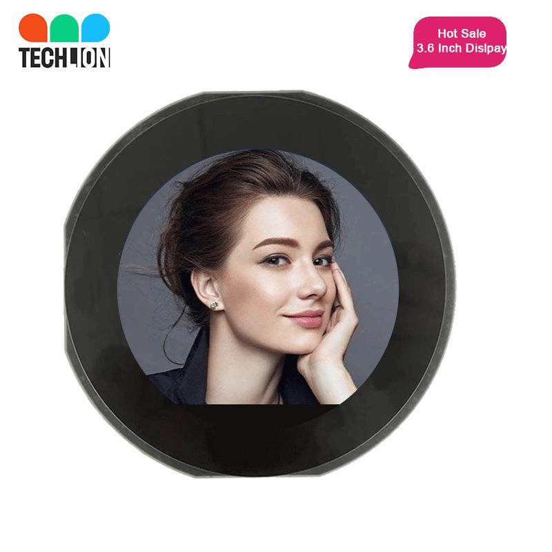 3.6寸LCDTFT圆屏液晶显示彩屏544*506RGB适用仪表盘车载显示屏幕