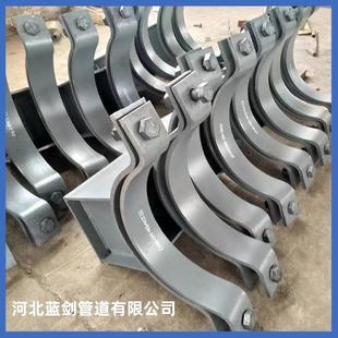 滑动支座管托导向管托T型管托焊接式双孔螺旋管夹固定管托支座