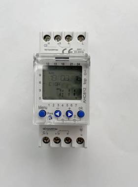 2ChannelTimer可编程时控开关AHC812可编程定时开关220V16A