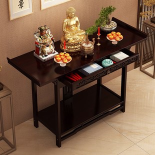 佛龛供桌神台财爷柜香案家用供台佛台新中式玄关桌案台供香火桌子