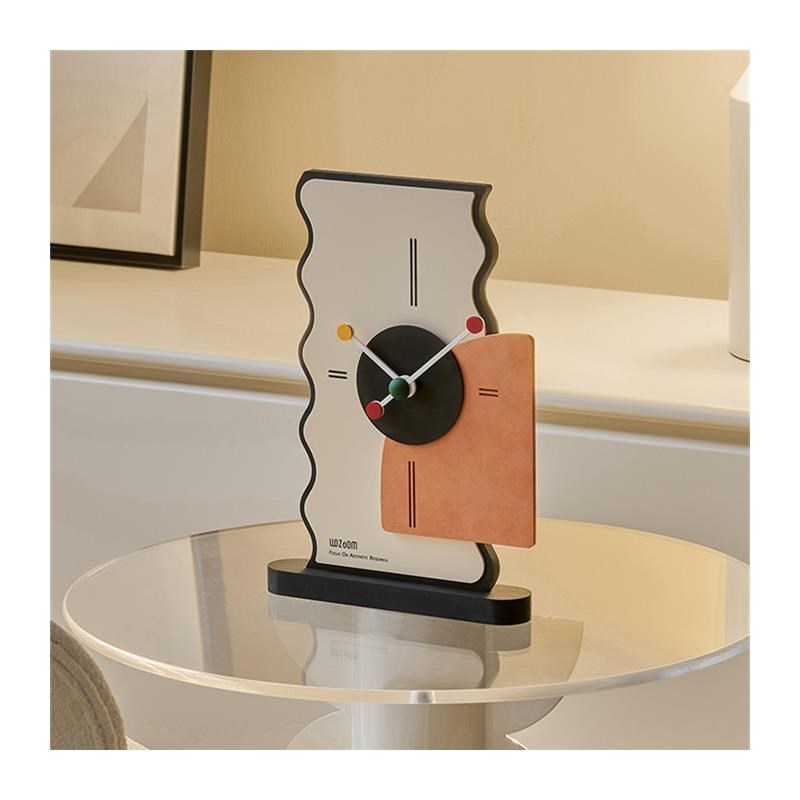 简约桌面座钟摆件家居装饰品x客厅书房卧室电视柜时钟台式钟表摆